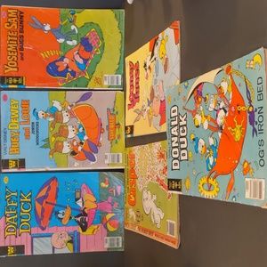 Vintage Comics Whitman Harvey World Gold Key Lot of six